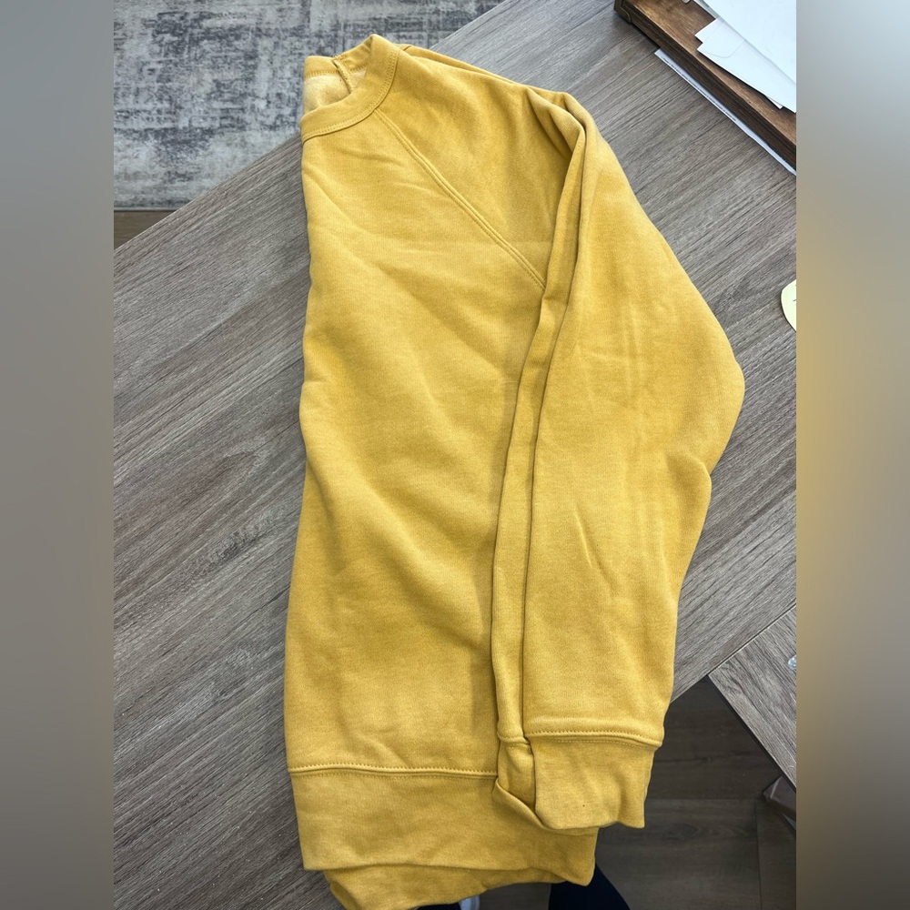 Bella+Canvas Mustard Yellow Fleece Sweatshirt